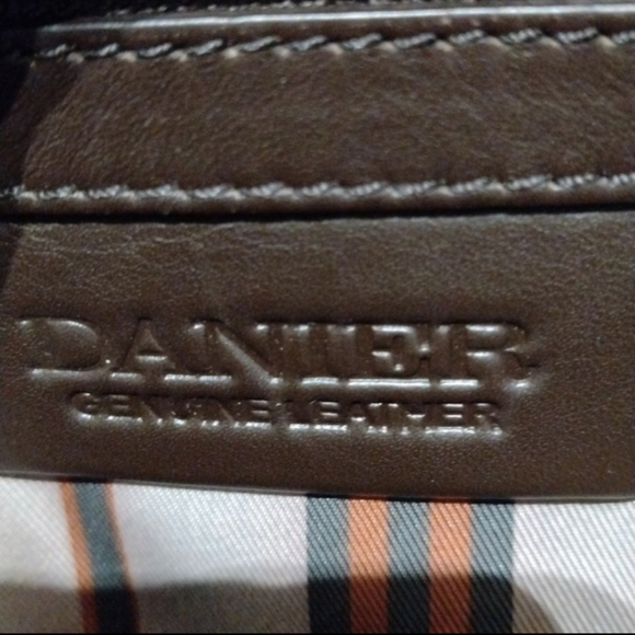 Danier leather pink and gold shoulder bag - Picture 7 of 11